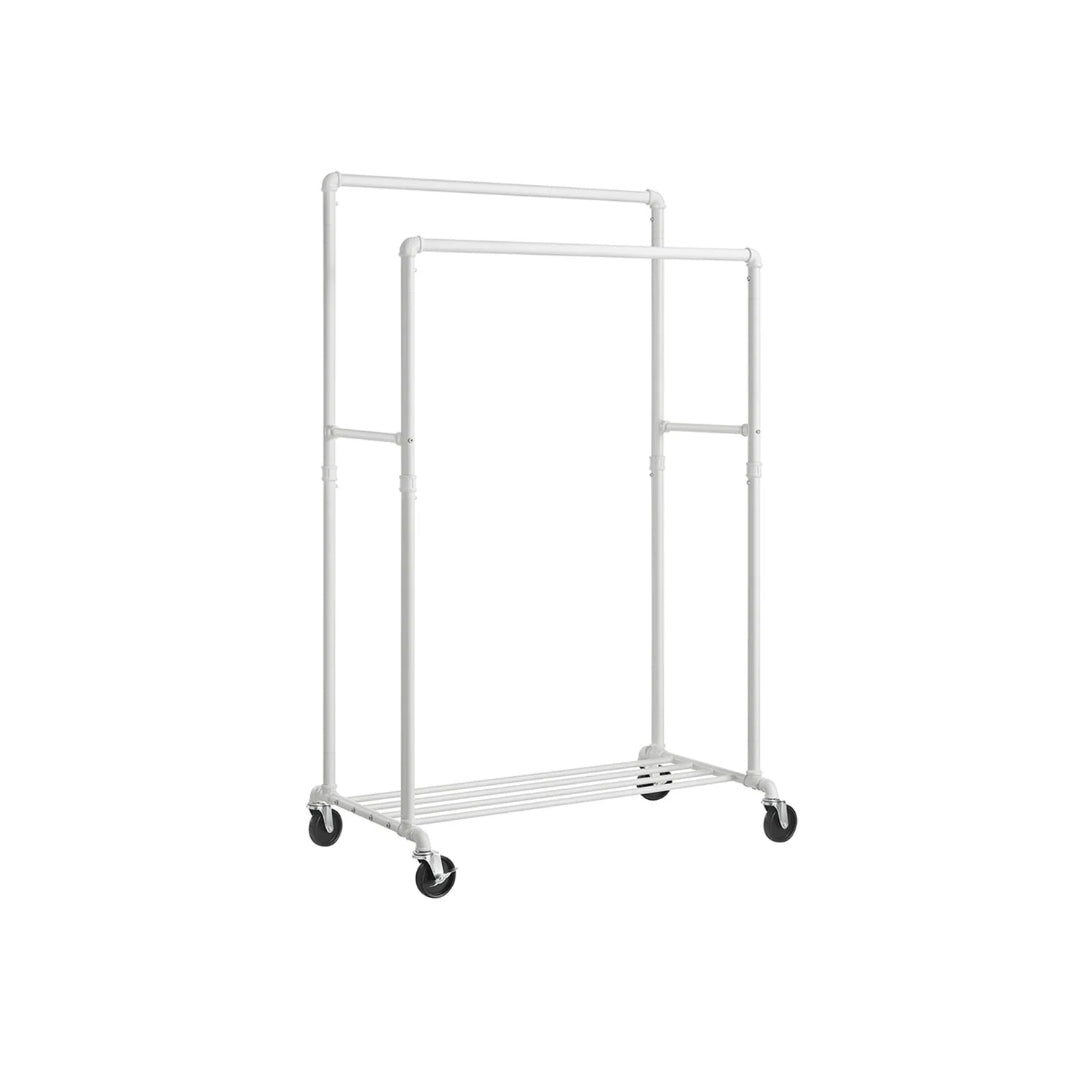 Clothing Rack With Shelf Heavy Duty Rolling Garment Rack 39.4in