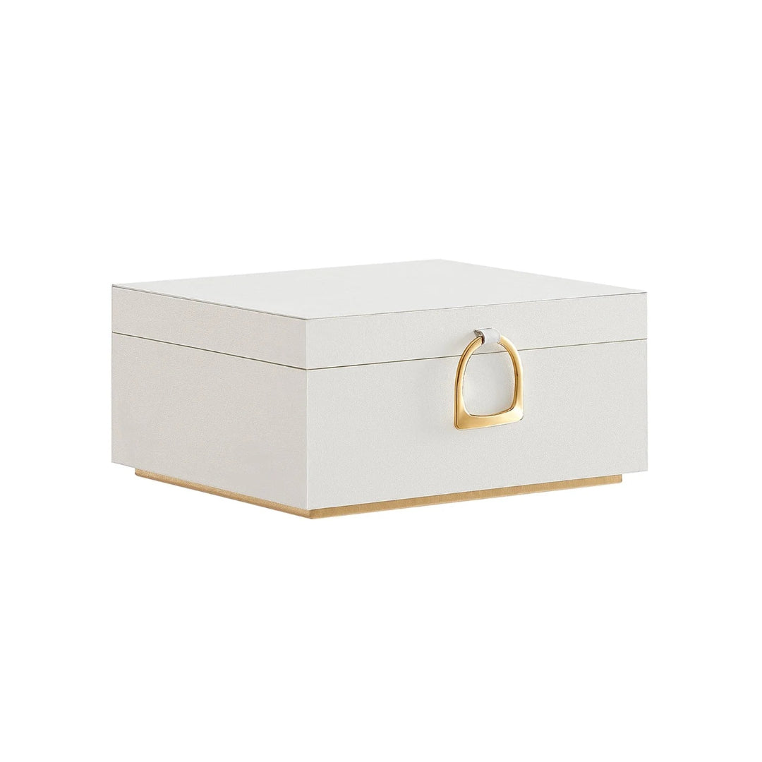 Jewelry Box Organizer With Handle 2 Layer Storage