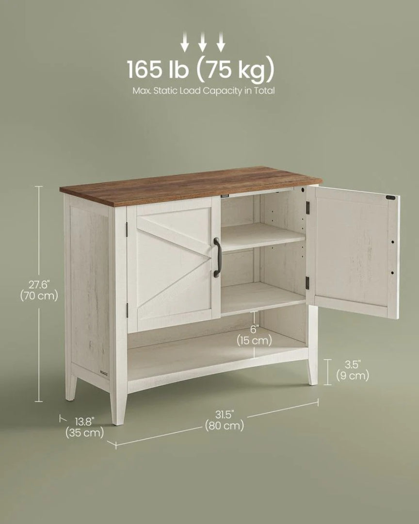 3 Tier Shoe Cabinet With Adjustable Shelf Storage Organizer