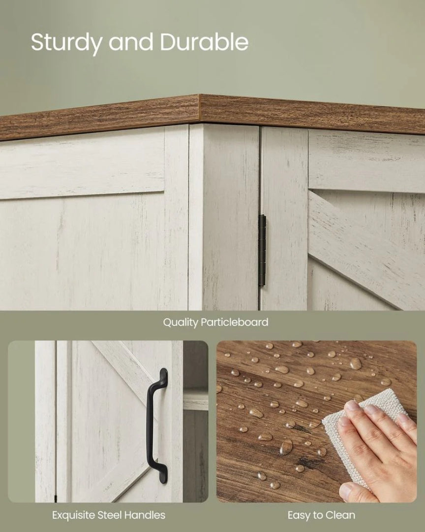 3 Tier Shoe Cabinet With Adjustable Shelf Storage Organizer