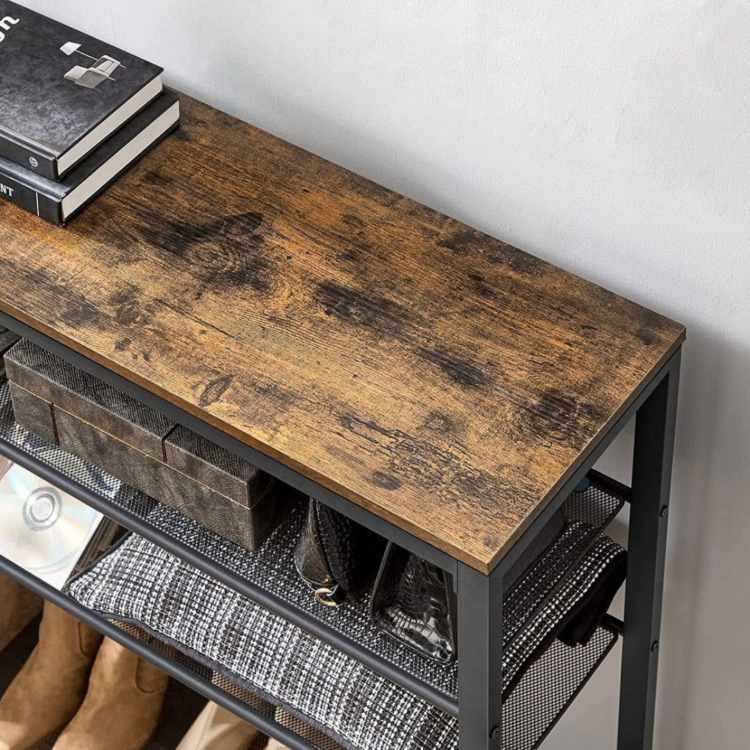 6/8 Tier Shoe Rack With Metal Shelves, 39.4 Inch Wide Organizer