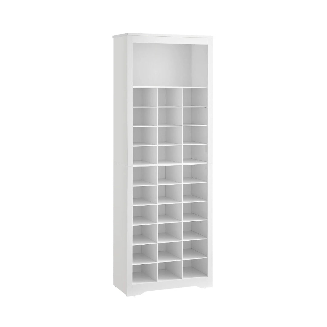 10 Tier Shoe Rack Organizer With Storage Compartments, Tall Unit