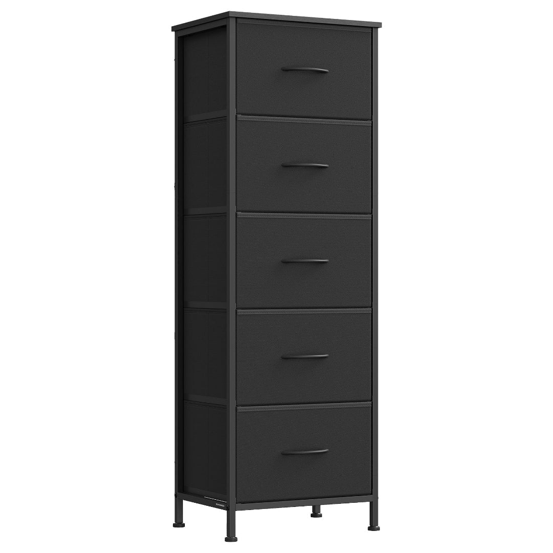 5 Drawer Dresser Storage Organizer With Steel Frame 46 Inch