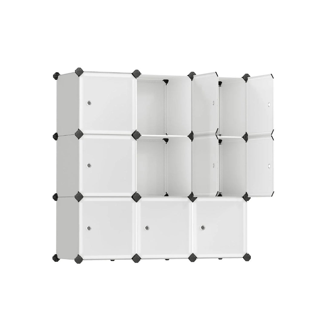 Cube Storage Cabinet With Doors 9 To 16 Plastic Cubes
