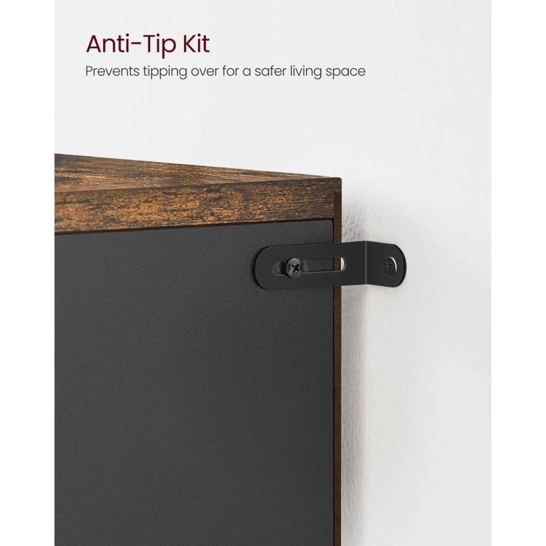 2 Drawer Lateral File Cabinet For A4 Letter Legal Files, 34.1 Inch