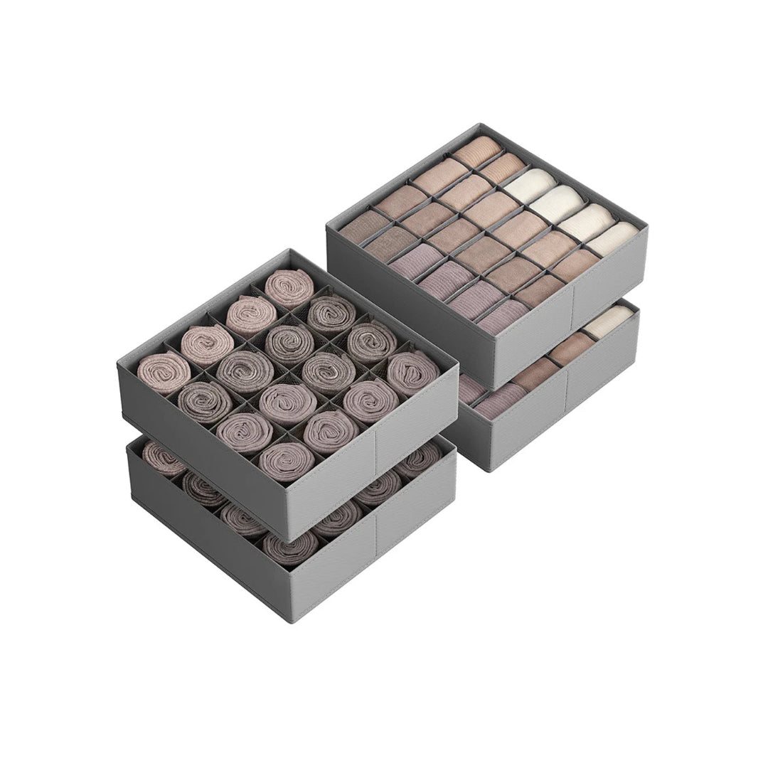 Closet Drawer Organizers Set Of 4 Or 6 For Underwear