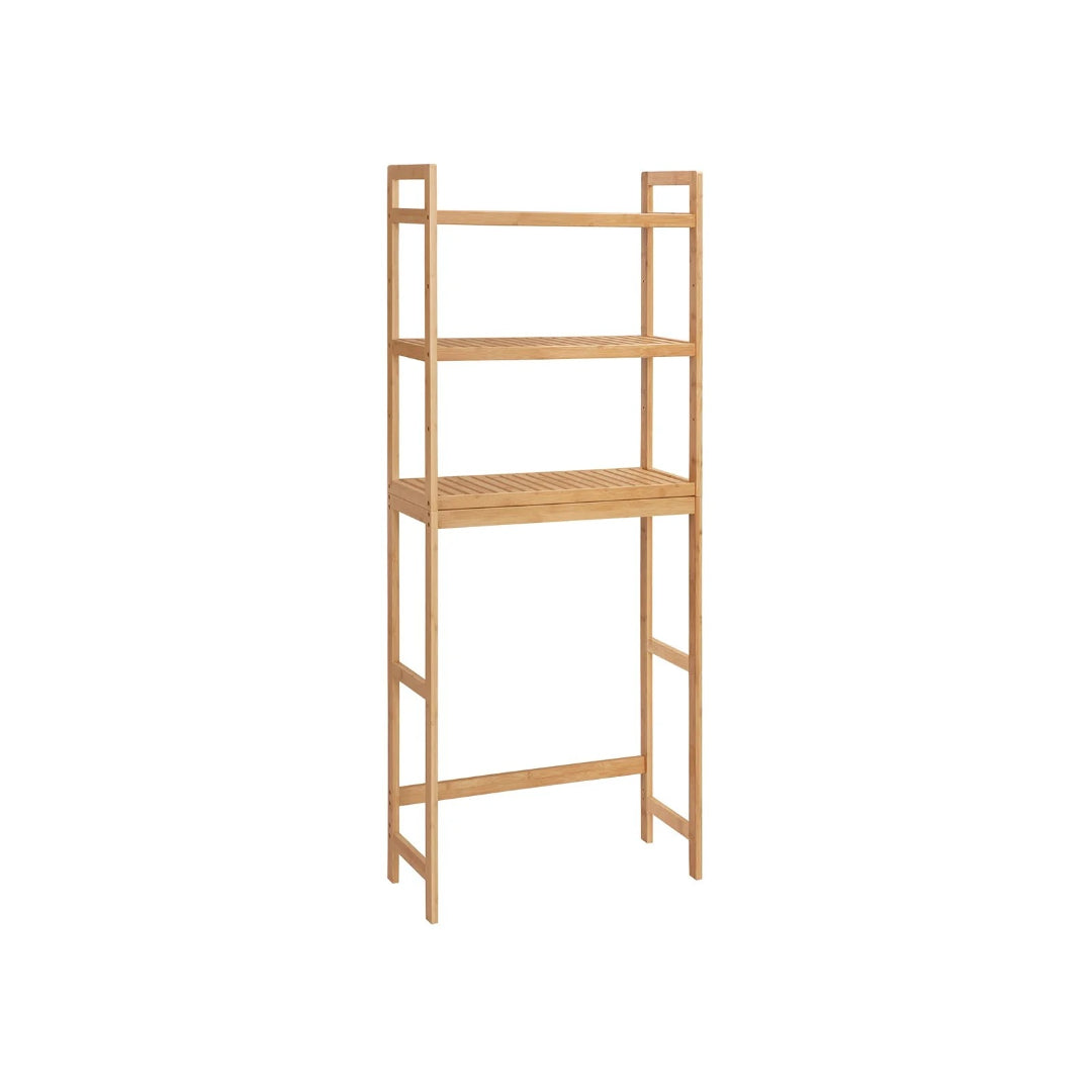 Bamboo Over Toilet Bathroom Organizer 3 Or 4 Tier Shelf