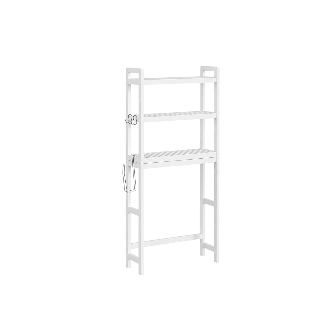 Bamboo Over Toilet Bathroom Organizer 3 Or 4 Tier Shelf