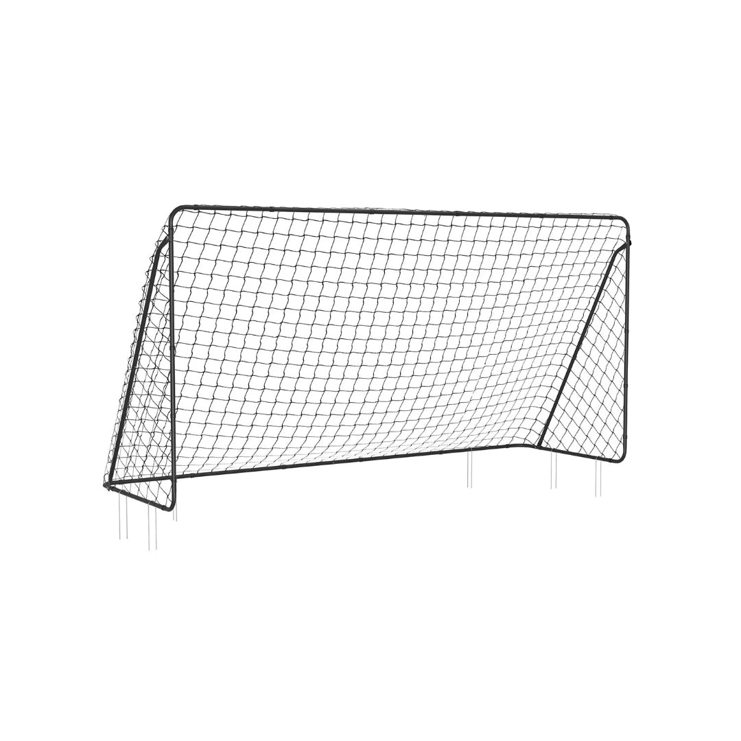 Soccer Goal 12x6ft Kids Backyard Training Net With Stakes