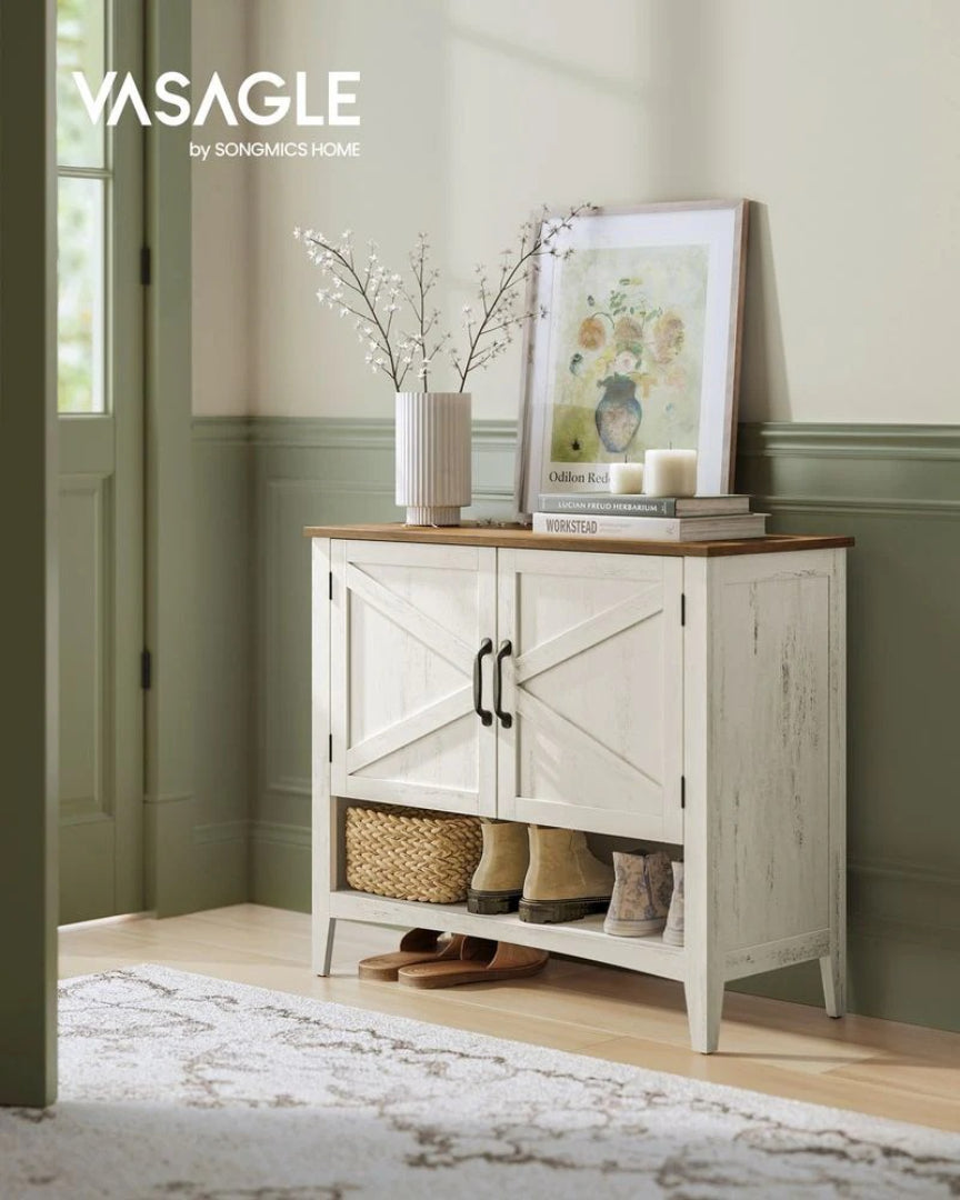 3 Tier Shoe Cabinet With Adjustable Shelf Storage Organizer