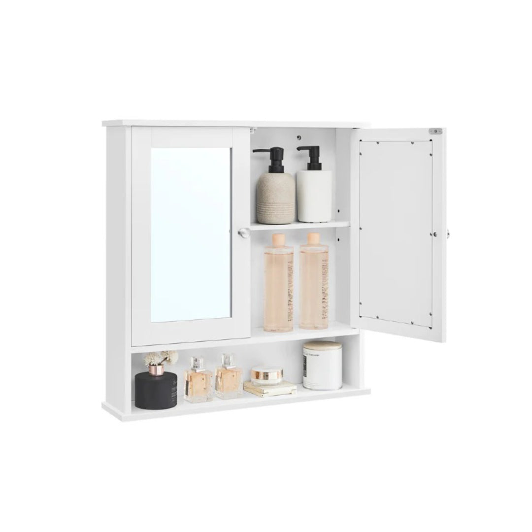 Bathroom Cabinet With Mirror Wall Mounted Storage 22.2in Wide