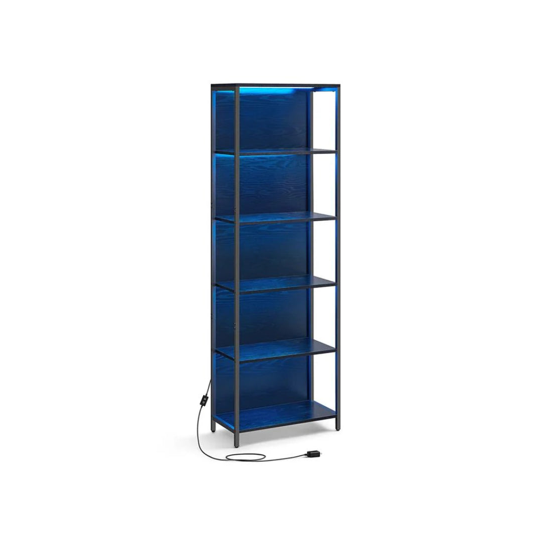 6 Tier LED Bookshelf With Dimmable Lights, 15.7/23.6 Inch Unit