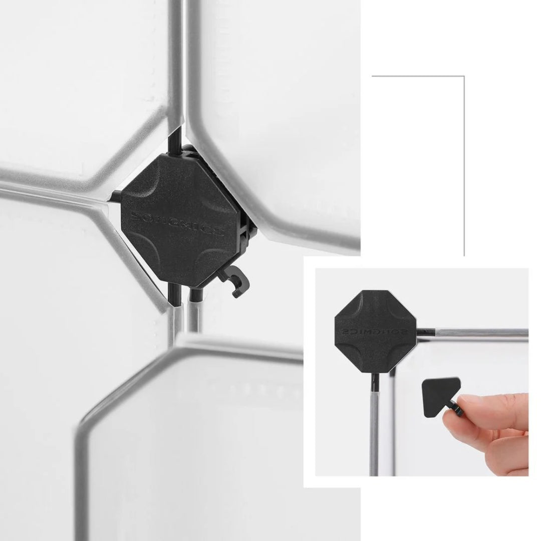 Cube Storage Cabinet With Doors 9 To 16 Plastic Cubes