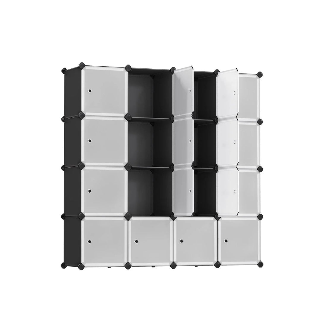 Cube Storage Cabinet With Doors 9 To 16 Plastic Cubes