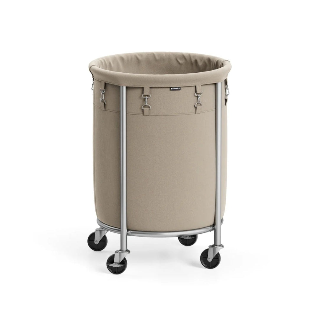 Laundry Basket With Wheels 29 Gallon Removable Bag 28in High
