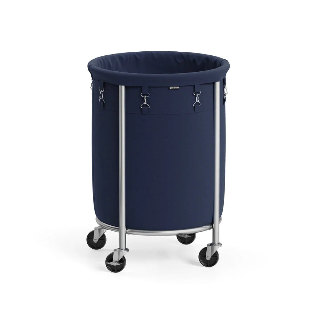 Laundry Basket With Wheels 29 Gallon Removable Bag 28in High