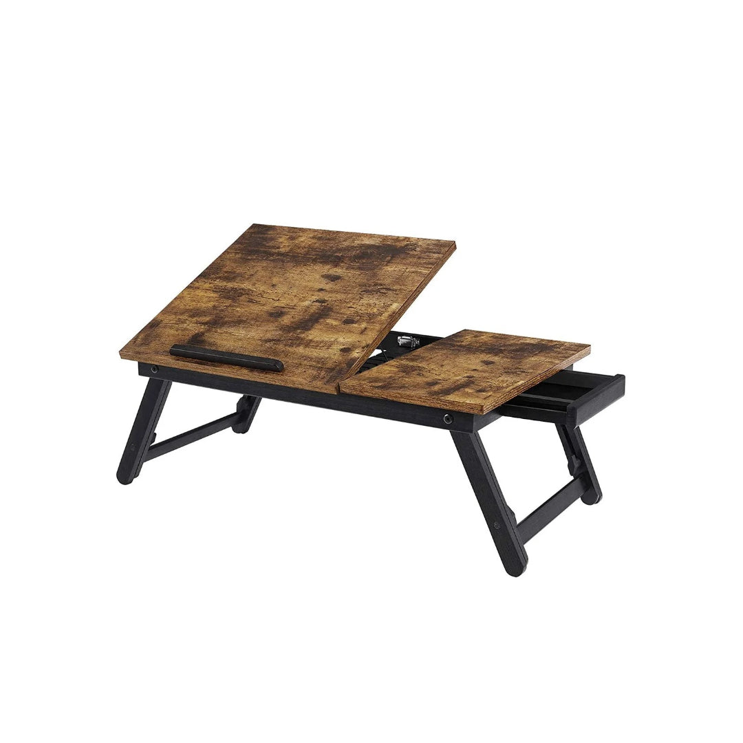 Adjustable Laptop Desk With Tilting Top & Height, Bed Sofa Tray