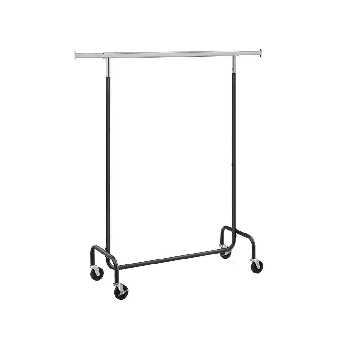 Clothes Rack Heavy Duty Rolling Garment Rack 43.3-59.1in Wide